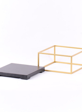 新中式搭配陶瓷假山摆件售楼处家具展会别墅玄关展示架软装饰品