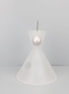 现代创意玻璃磨砂冰山壶样板房售楼部卧室书房客厅电视柜桌面饰品