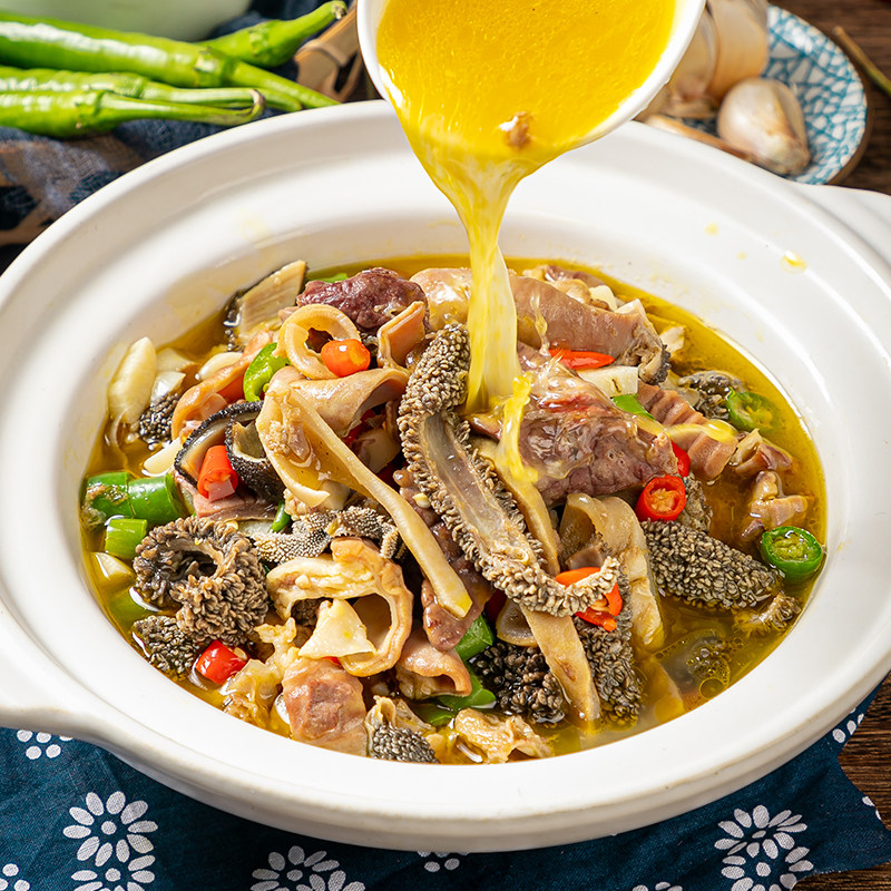 金汤羊杂500g箱装酒店饭店半成品特色菜商用预制菜宴席菜羊肚羊肠,淘宝优惠券,粉丝福利购,淘宝优惠卷