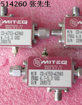 MITEQ CD-4753-42960 4.7-5.3GHz 16dB 射频双向耦合器 带检波器