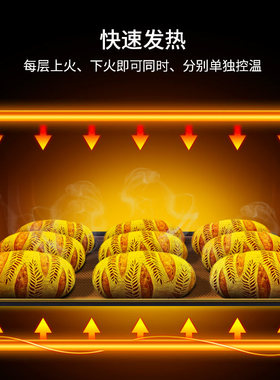 烘焙披萨蛋糕商用烤箱