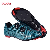 boodun road card shoes climbing bike hard bottom moped professional competition swivel breathable riding shoes male lock step