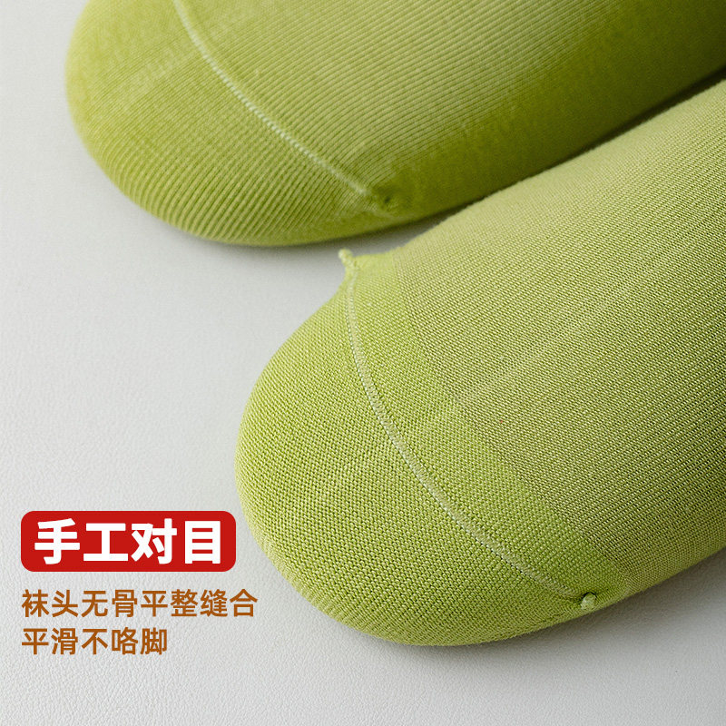 纯棉袜子女无骨夏季薄款中短筒短袜黑白色低帮祙子全棉春夏天低帮_虎窝淘