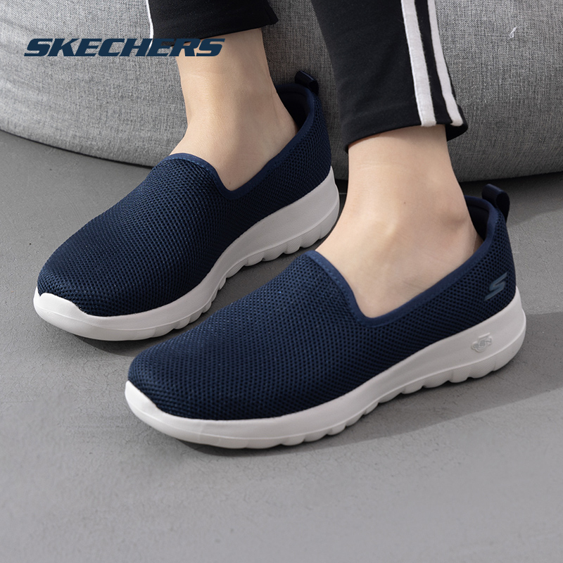 斯凯奇女鞋秋冬新款中老年官方网面鞋运动鞋女款软底老人鞋休闲鞋 - 图0