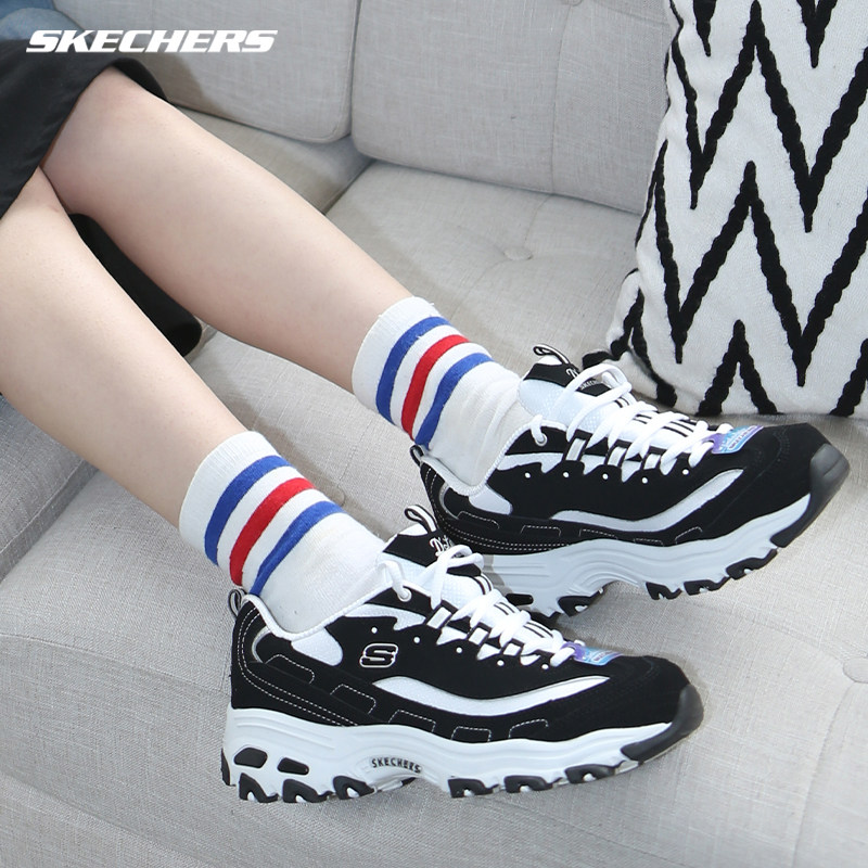 skechers情侣鞋女鞋经典一代男鞋 斯凯奇骏清时尚休闲鞋