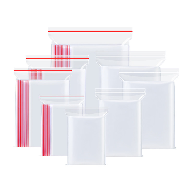 透明自封袋加厚零件收纳样袋大小号PE密封袋样食品分装塑料包装袋,淘宝优惠券,粉丝福利购,淘宝优惠卷