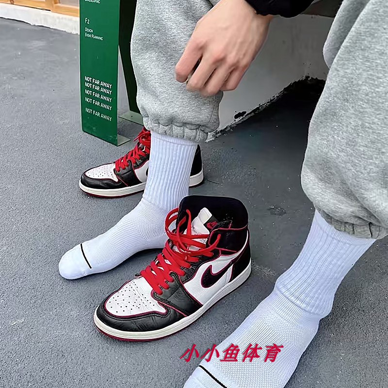 Nike/耐克Air Jordan男女休闲运动袜三双装DX9632-100-图0