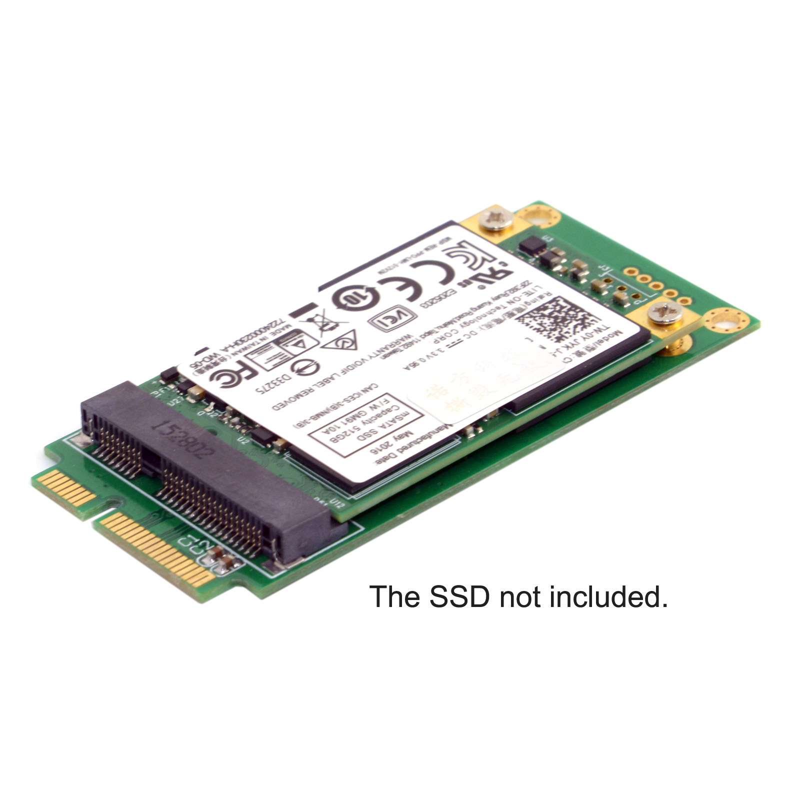 FVH mSATA SSD转SATA Mini PCI-E华硕定义70mm固态ssd硬盘转接卡_虎窝淘