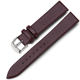 Master Niu plain smooth leather watch strap