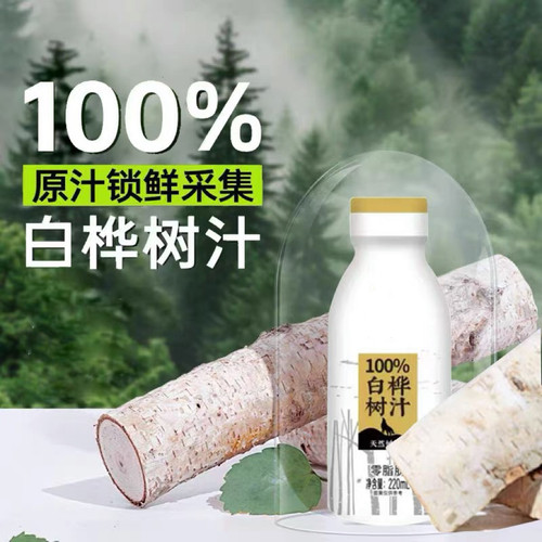 白桦树汁大兴安岭原汁原液100%正品白桦树水植物饮品夏天饮料 - 图0