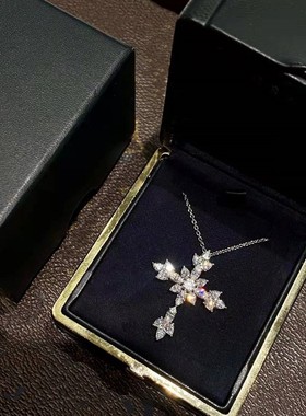 箭心十字架项链吊坠欧美