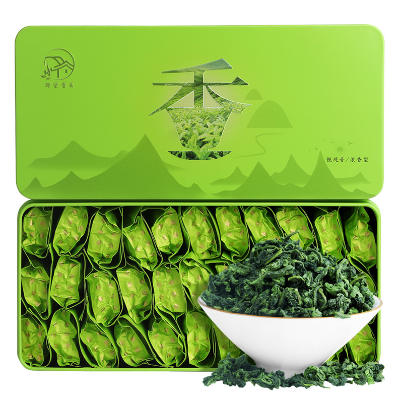 郡望堂号旗舰店安溪铁观音茶叶特级浓香型新茶兰花香散装春乌龙茶礼盒装500g3