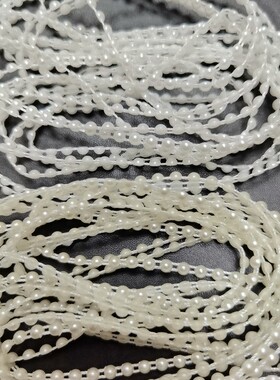 棉线abs半面珍珠单排链条定位