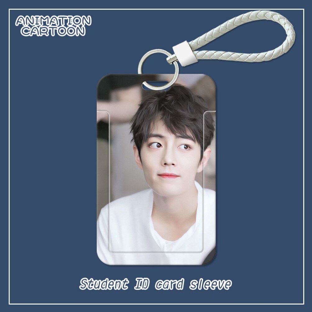 Xiao Zhan's peripheral bus and subway card protective cover, halter neck, wrist strap, student meal card, campus access control, door card cover