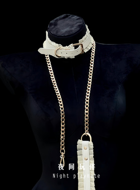 夜间玩伴 蕾丝花边项圈颈圈男女choker项链k9小狗puppy牵引绳