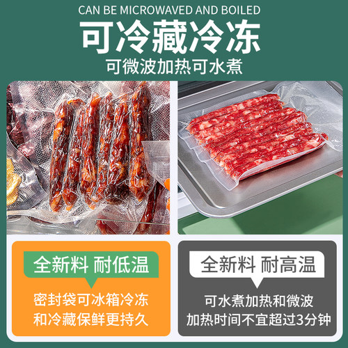 网纹路真空保鲜袋食品级家用密封袋塑封袋真空压缩（真空机配件） - 图1