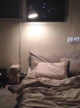 LED夜光插电3D数字闹钟