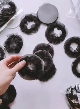 发网女舞蹈生专用网兜隐形头花