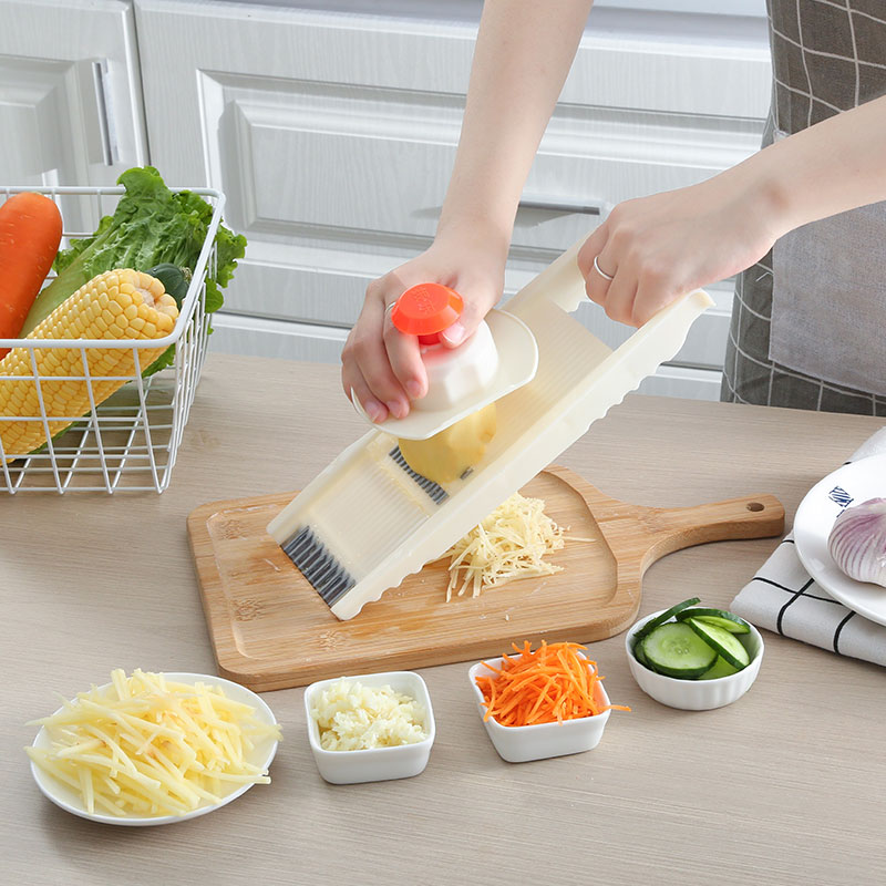 土豆丝神器擦丝切片刨丝器家用多功能厨房切菜切丝器擦子插菜板-图1
