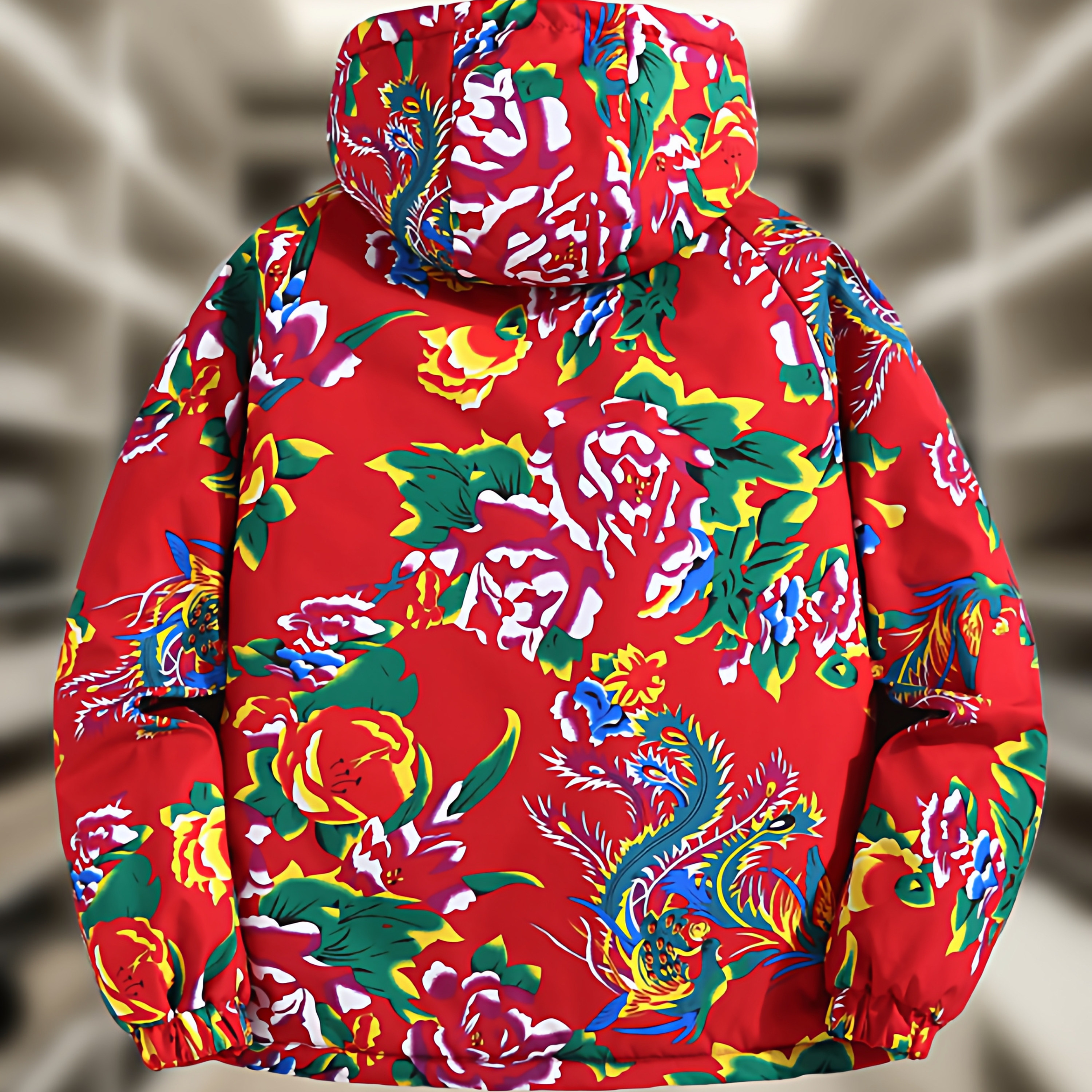 秋冬季国潮风东北大花棉袄子牡丹花情侣加绒棉衣加厚棉服男女外套,淘宝优惠券,粉丝福利购,淘宝优惠卷