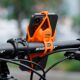 Multifunctional bicycle silicone mobile phone holder
