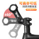 Adjustable aluminum alloy mountain bike stem