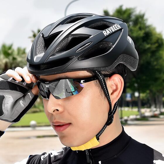 Raybeen bicycle helmet summer breathable mountain road bike one-piece helmet riding equipment