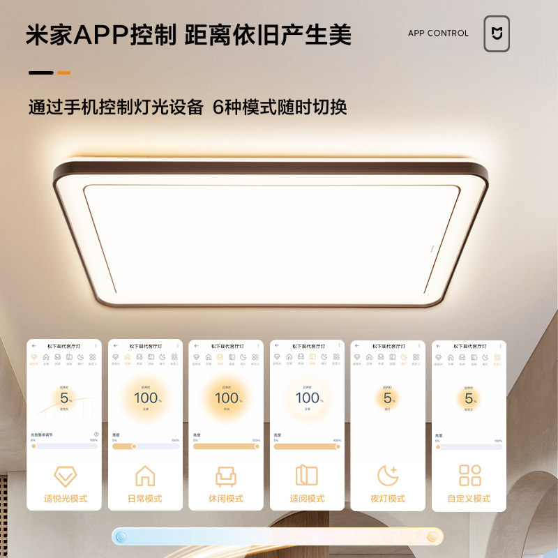  松下照明客厅吸顶灯