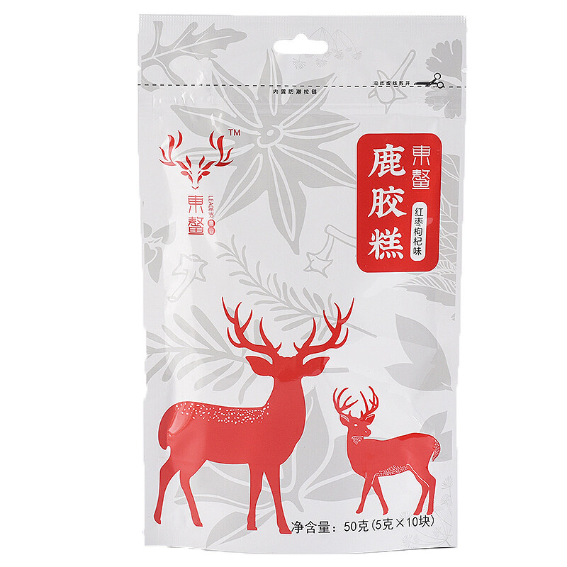东鳌鹿茸枝鹿胶糕鹿皮滋补阿胶红枣 东鳌鹿茸枝