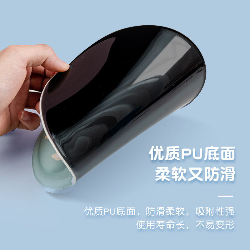 打工人护腕鼠标垫女生加厚防滑记忆棉办公滑鼠垫电脑键盘手托垫子