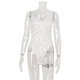 Girly, fashionable and versatile small floral suspender jumpsuit