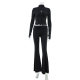 Sexy Slim Royal Sister Style T-shirt Slightly Raised Pants Suit