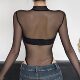 See-through mesh flocked snake print pure lust jumpsuit