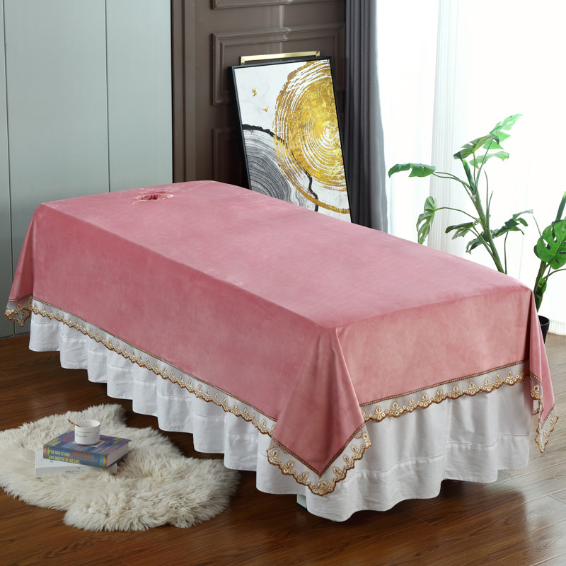 加厚荷兰绒美容床单美容院专用足疗推拿纯色宝宝绒带洞床单四季用,淘宝优惠券,粉丝福利购,淘宝优惠卷