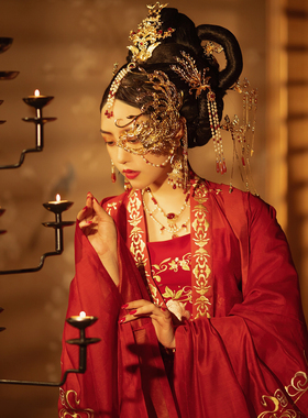 羽钿坊珍珠玛瑙汉服配饰明制宋制项链