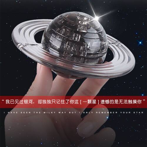 土星星球3d立体拼图 男女生日礼物手工拼装 成年减压diy学生礼品 - 图1