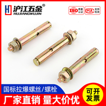 National Scale Expansion Screw Lengthened Ceiling Lift Pull Burst Screw Expansion Plated Color Zinc Laptop Bolt M8M10M16