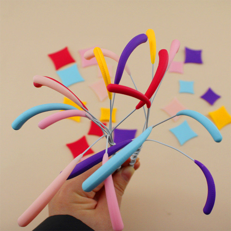 2026新款新年软胶彩色礼花蛋糕装饰插件火花新年氛围感装扮插件,淘宝优惠券,粉丝福利购,淘宝优惠卷