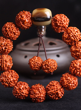 尼泊尔天然5五瓣金刚男配饰单圈