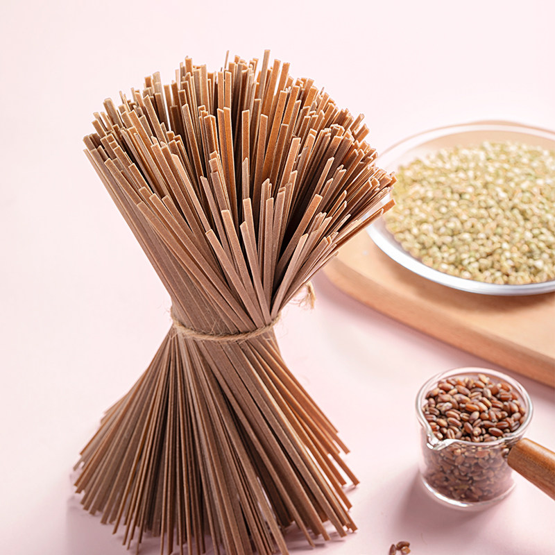 田园主义无糖精0脂肪荞麦面减杂粮面黑麦芥麦干面条挂面主食食品