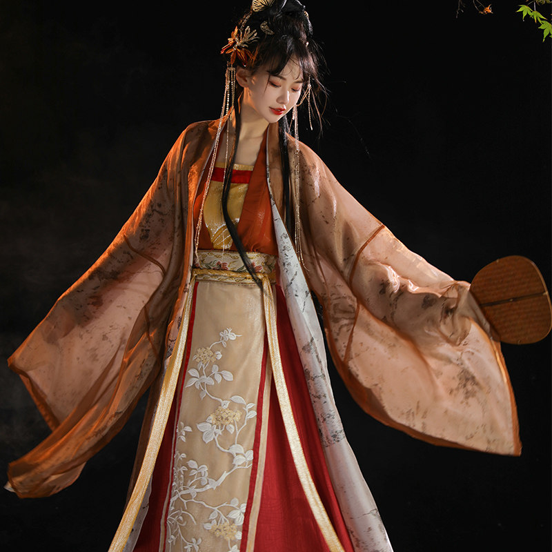 新款原创宋制汉元素古装中国风汉服 蝉佩汉服