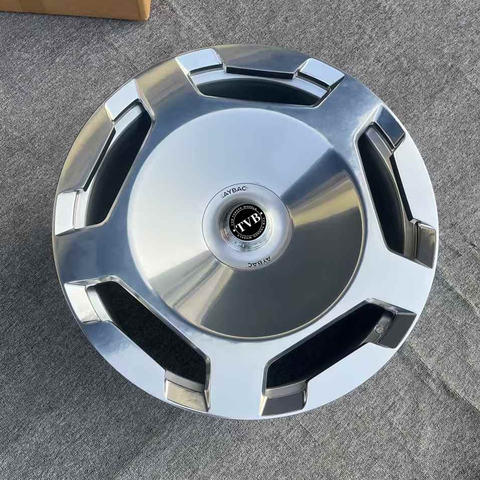 20 21 22 23寸精抛大饼锻造轮毂适配奔驰GLS GLE GLC E300迈巴赫 - 图1