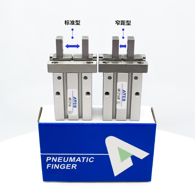 亚德客型HFZ/HFK6R/10/16/20/25/32/40/R气动手指气缸爪宽窄型 - 图0