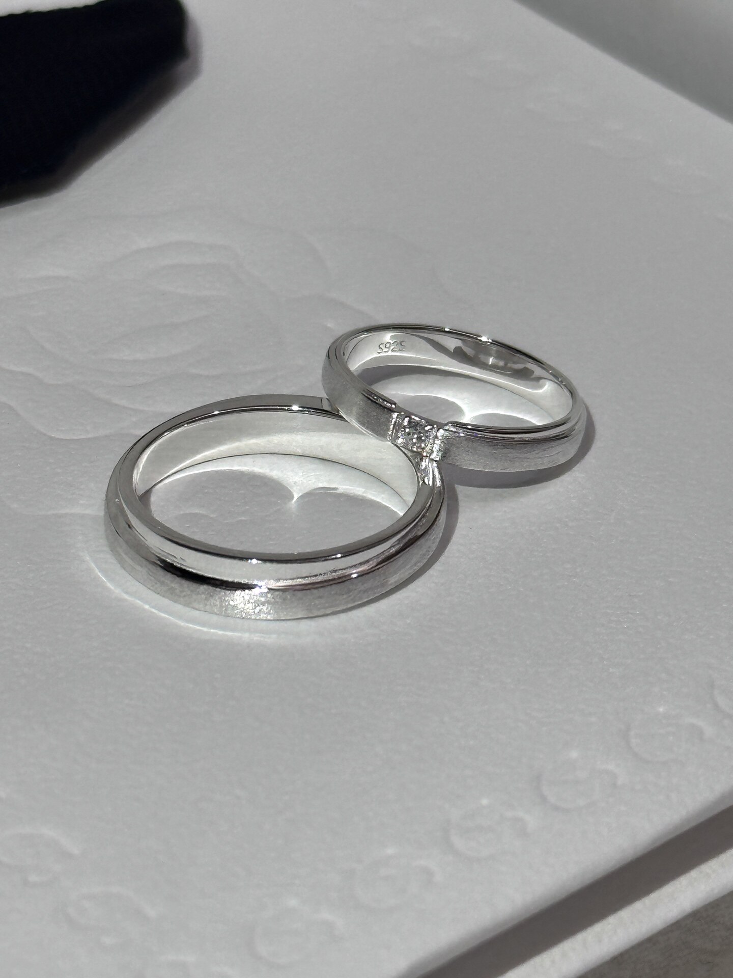 Bell custom/s925 sterling silver closed ring anniversary gift for girlfriend