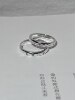 Bell custom/loach back four-pointed star ring s925 sterling silver closed ring anniversary gift for girlfriend