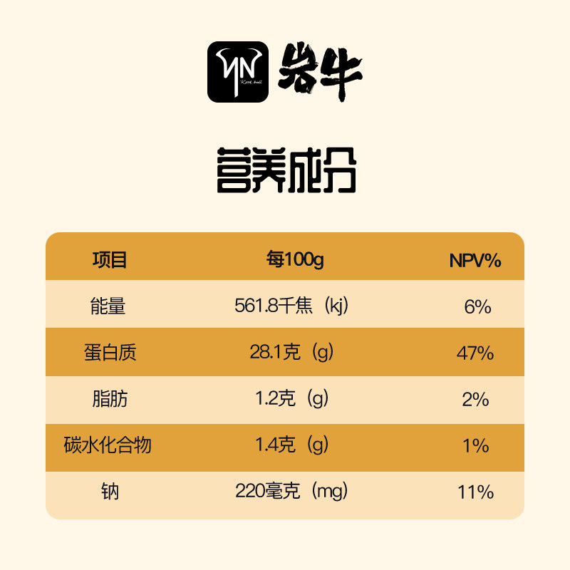 11袋】岩牛即食鸡胸肉健身鸡脯肉 岩牛鸡胸