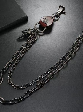 灵魂对撞SoulCollision 男女朋克嘻哈街舞牛仔腰链项链裤子配饰