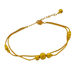 Vietnamese alluvial gold anklet for women with gold-plated transfer beads simulation
