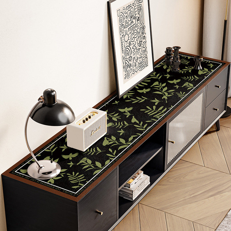 美式电视柜桌垫盖布长条桌布台面保护垫轻奢高级感餐边柜桌面垫子,淘宝优惠券,粉丝福利购,淘宝优惠卷