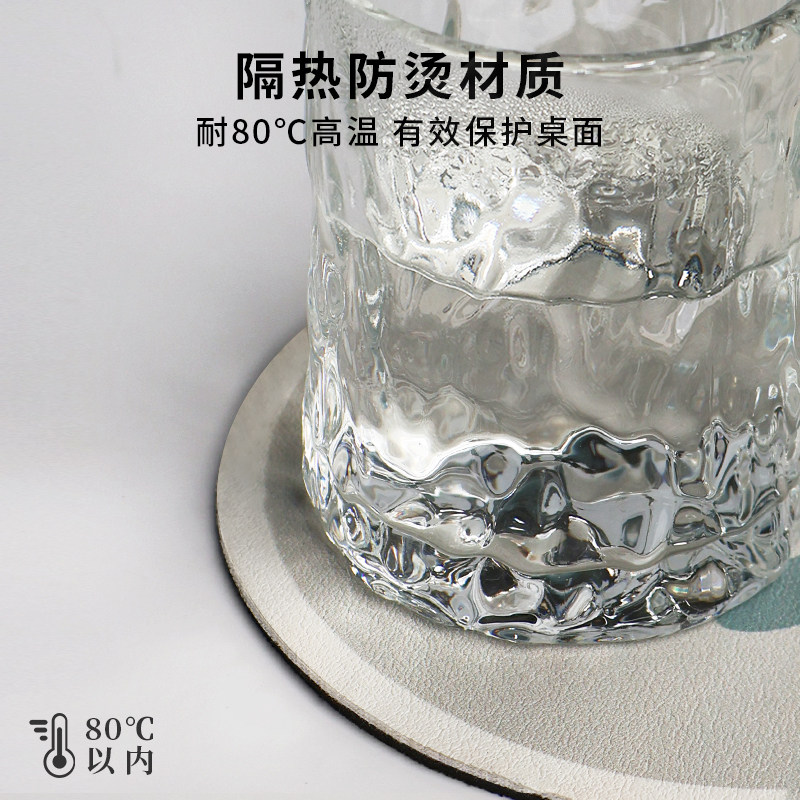 美式复古轻奢圆形杯垫防烫隔热垫锅垫碗盘餐垫吸水速干沥水垫茶杯,淘宝优惠券,粉丝福利购,淘宝优惠卷